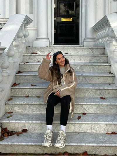 Amariel™ chaqueta de peluche extragrande