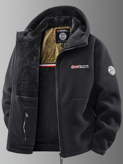 Elegante chaqueta térmica de forro polar