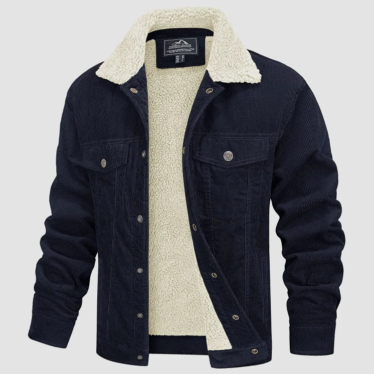 MANU - chaqueta de pana de moda para hombre