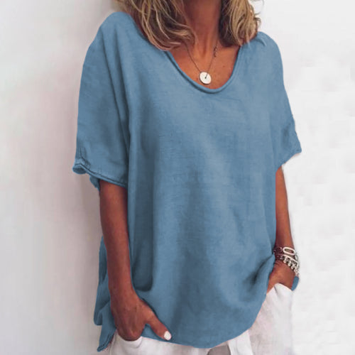 Gloria - Blusa de Verano Ligera y Transpirable