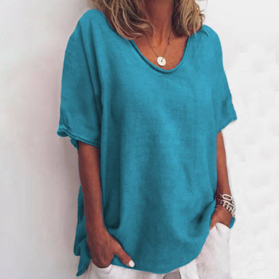 Gloria - Blusa de Verano Ligera y Transpirable