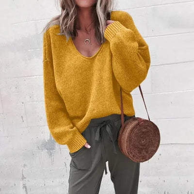 GELEN| sueter holgado con cuello V.
