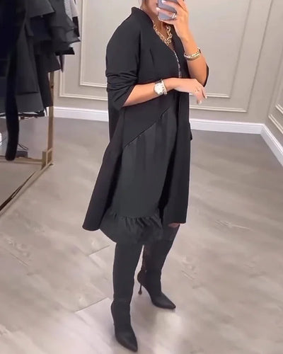 SHAQUIRA| Vestido casual,corte holgado.