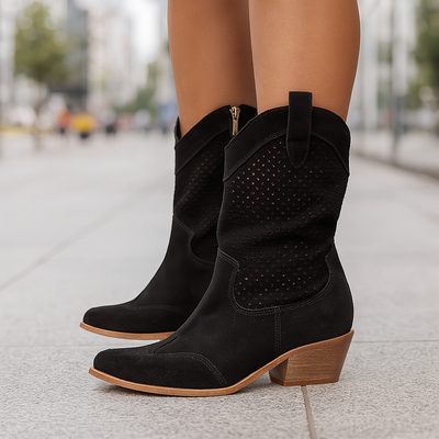 GELEN| botas vaqueras de ante