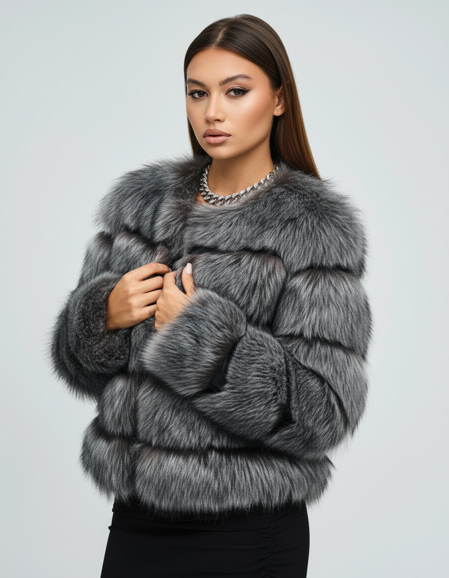 YEIMI | ABRIGO DE PELO OLIVIA EXCLUSIVE