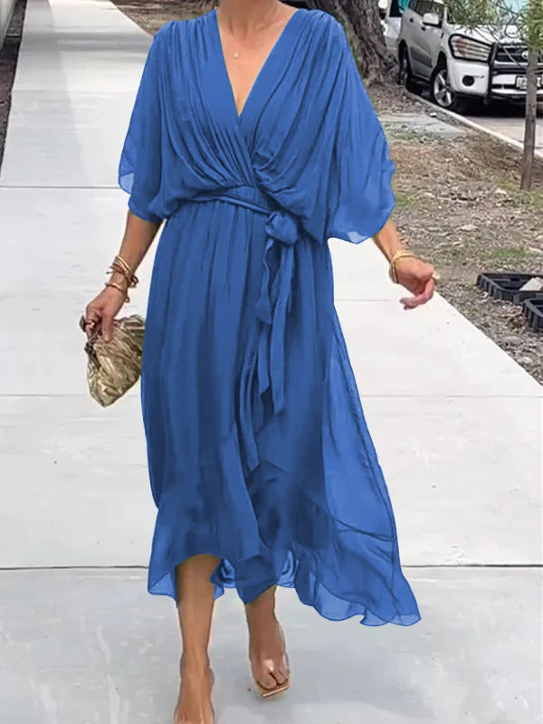 Thyra- Vestido de alta calidad, suelto y comodo.