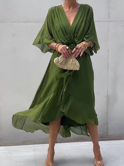 Thyra- Vestido de alta calidad, suelto y comodo.