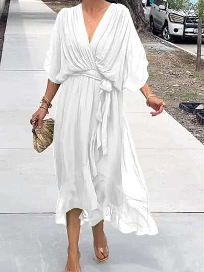 Thyra- Vestido de alta calidad, suelto y comodo.