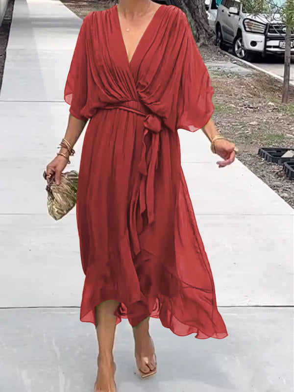 Thyra- Vestido de alta calidad, suelto y comodo.