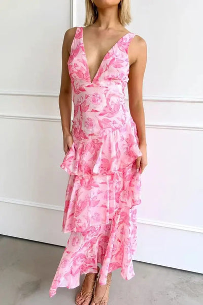 GINA - Elegante Vestido Maxi Verano Mujer