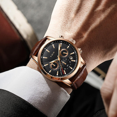 Lucas™ - Reloj militar para hombre: elegancia y comodidad duradera