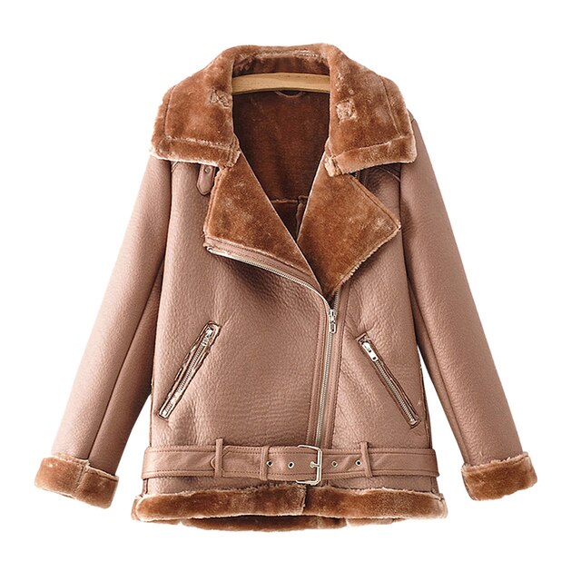 Chaqueta de cuero Mesha