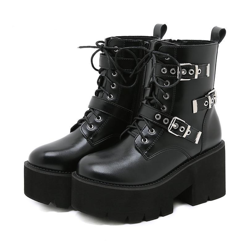 Carmen,botas de plataforma