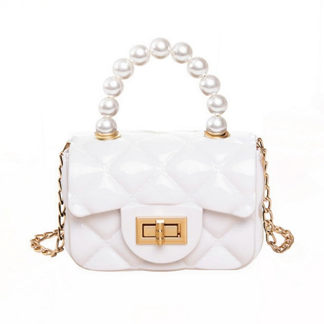 Bolso Mini LANA, asa con perlas