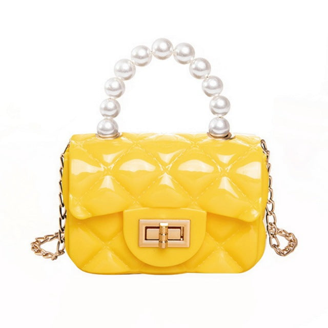Bolso Mini LANA, asa con perlas