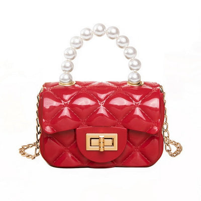 Bolso Mini LANA, asa con perlas