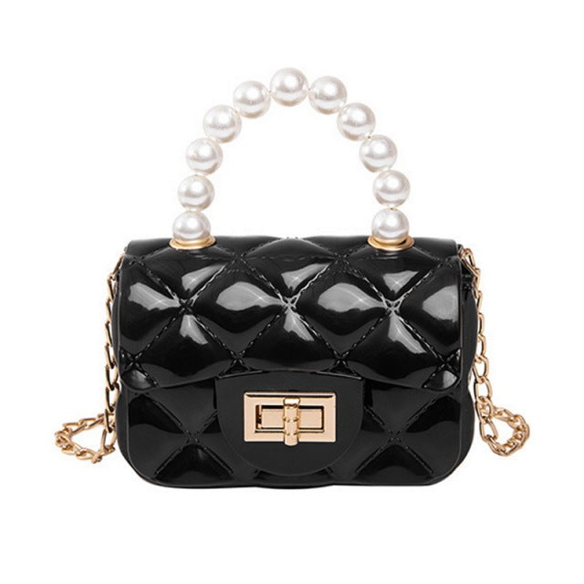 Bolso Mini LANA, asa con perlas