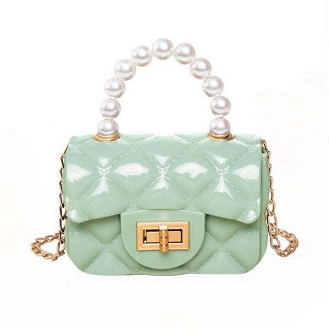 Bolso Mini LANA, asa con perlas