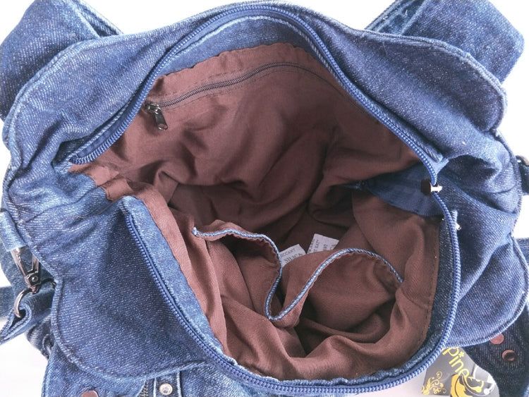 Bolso informal  estilo vaquero.