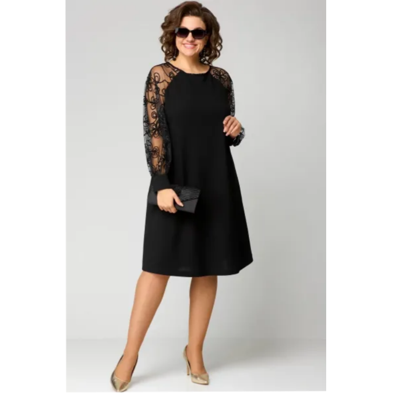 Elara | Elegante y sencillo vestido con encaje.