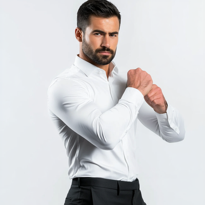 Camisa Elástica TrustFit® - Olvídate de las arrugas (1+1 GRATIS)