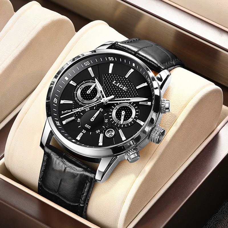 Lucas™ - Reloj militar para hombre: elegancia y comodidad duradera