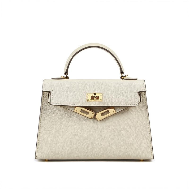 Mini Bolso de Lujo en Piel Color Crudo – Estilo Icónico