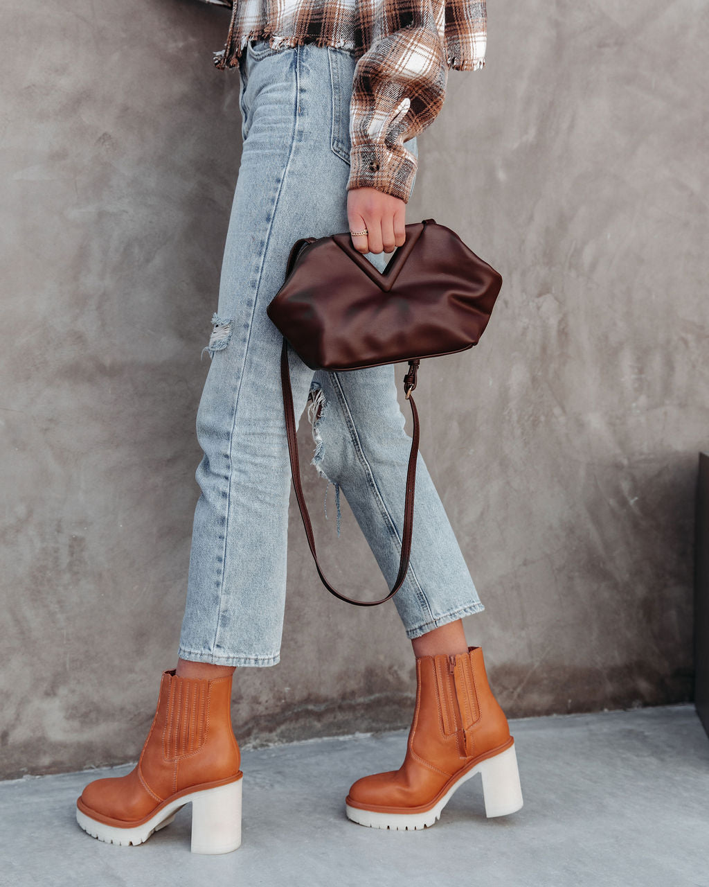 Bolso de piel vegna.