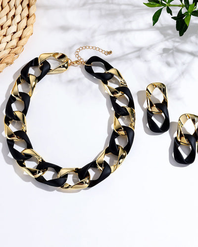 Conjunto de joyería fluorescente de moda